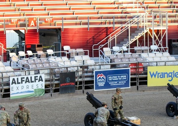 C Battery, 145 Field Artillery Battalion Flag Retirement