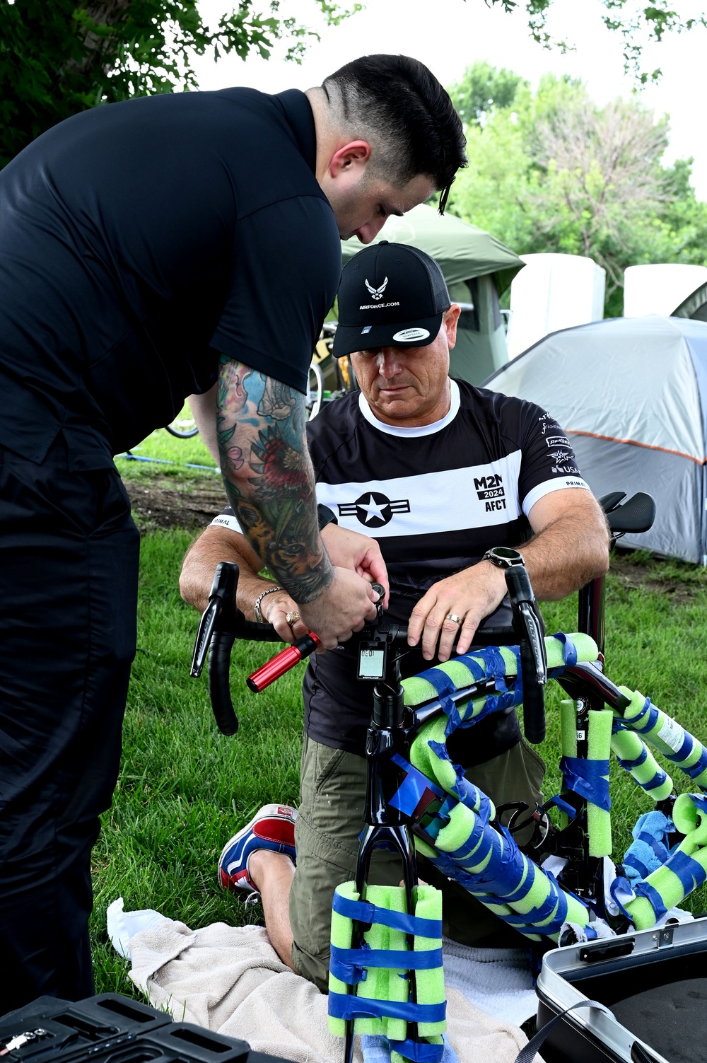 Air Force presence shines at RAGBRAI 2025