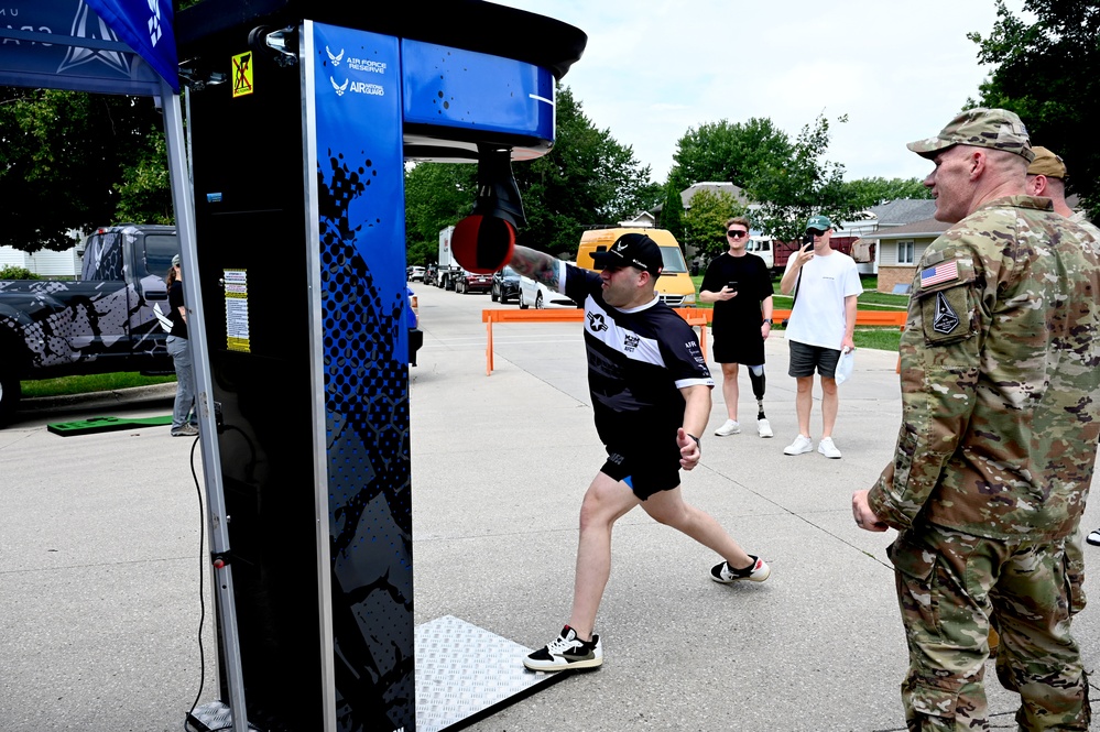 Air Force presence shines at RAGBRAI 2025