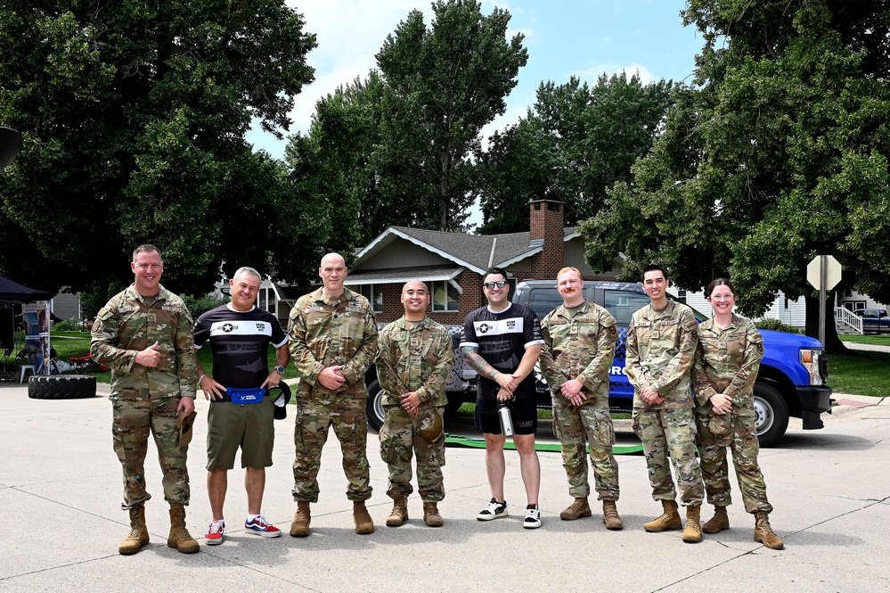 Air Force presence shines at RAGBRAI 2025