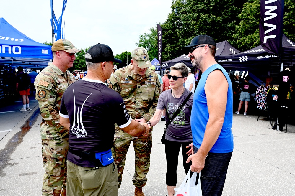 Air Force presence shines at RAGBRAI 2025