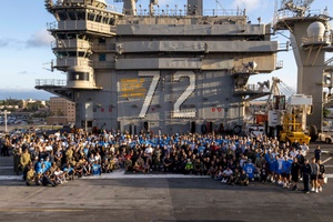 Abraham Lincoln 2024 End of Deployment All Hands Call