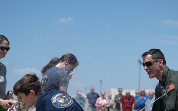 Col. Damon KC-135 fini flight celebration