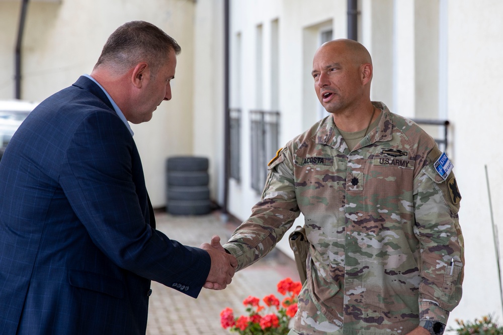 Lt. Col. Acosta Attends a Key Leader Engagement