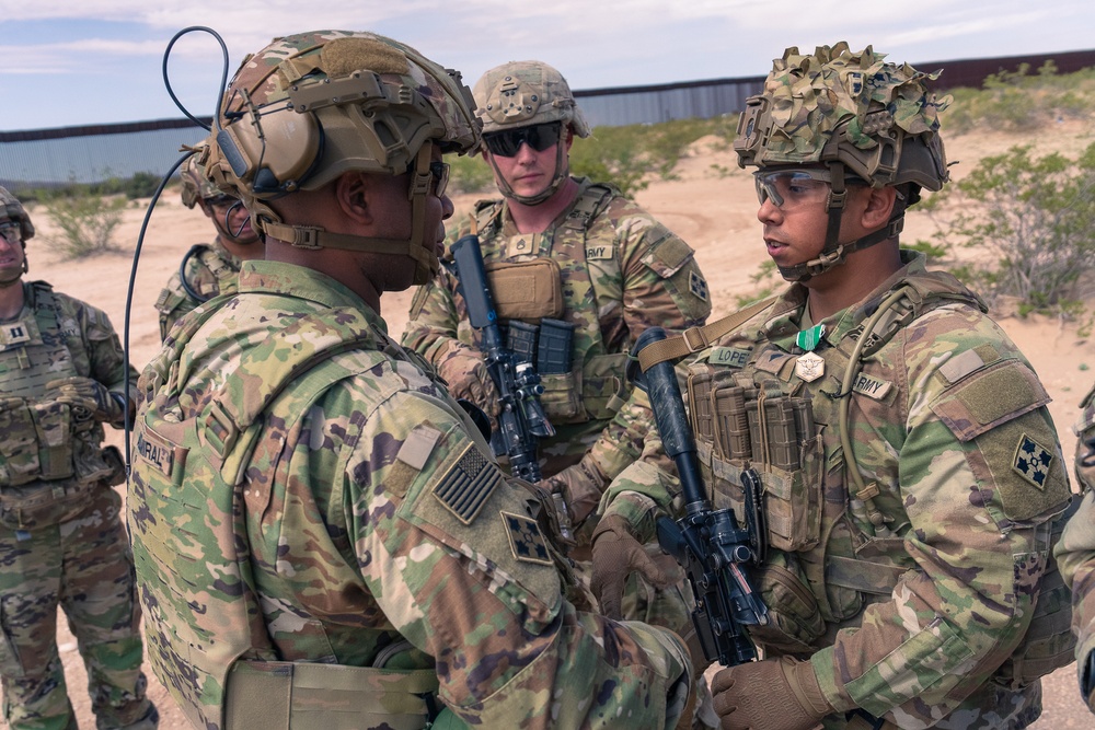 U.S. Army Spc. recognized for significant contributions to Southern Border Mission
