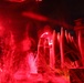 2-146 Field Artillery Regiment fires M777 howitzers at night