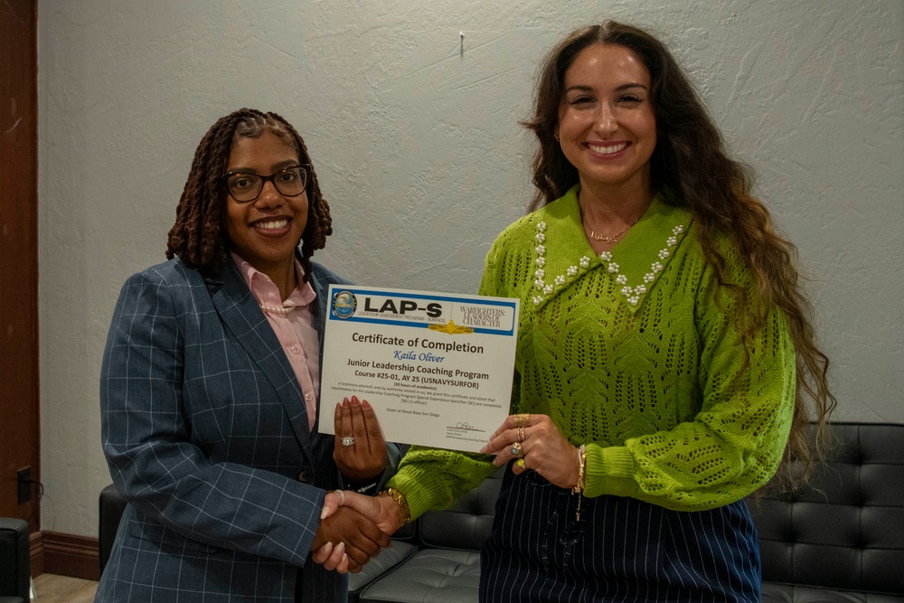 First Junior Leadership Coaching Program class graduates