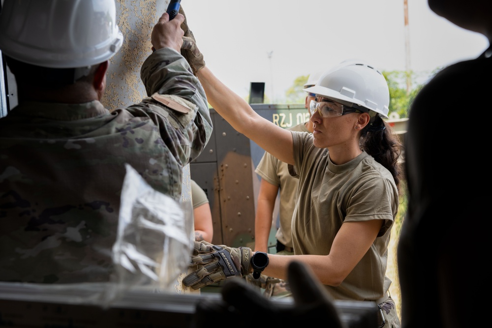 156th CES deployment for training at Aviano Air Base
