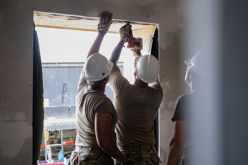 156th CES deployment for training at Aviano Air Base