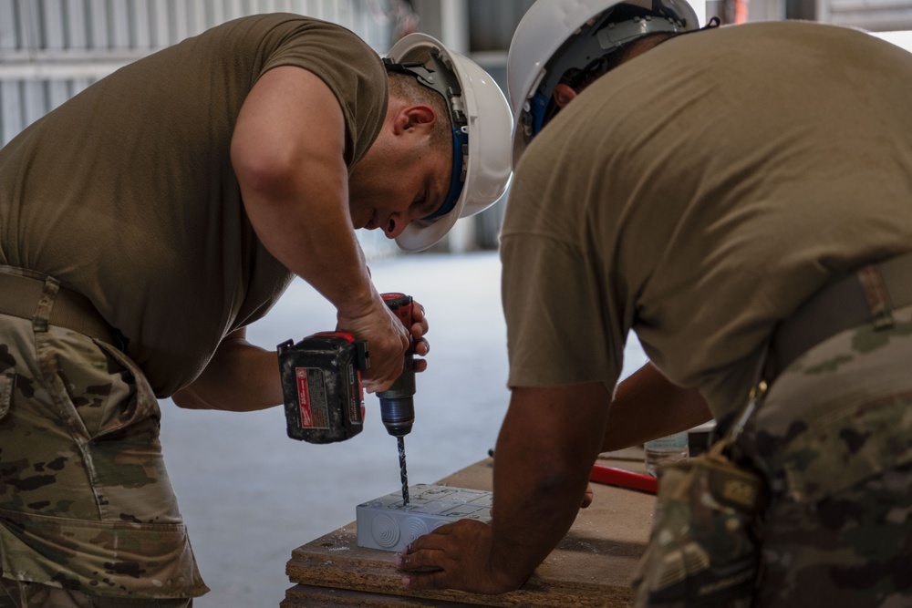 156th CES deployment for training at Aviano Air Base