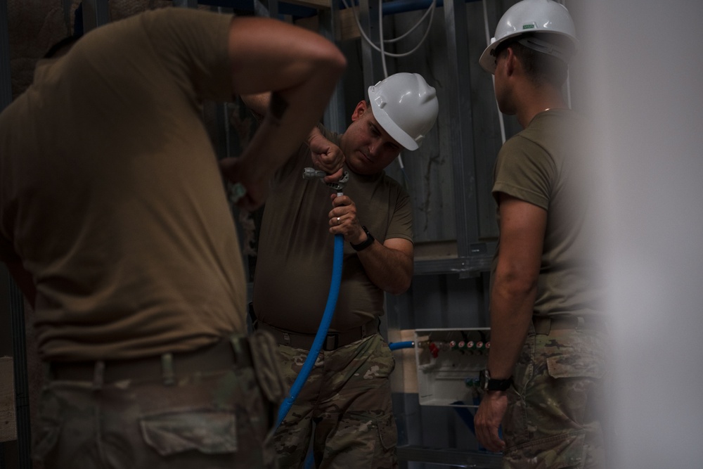 156th CES deployment for training at Aviano Air Base