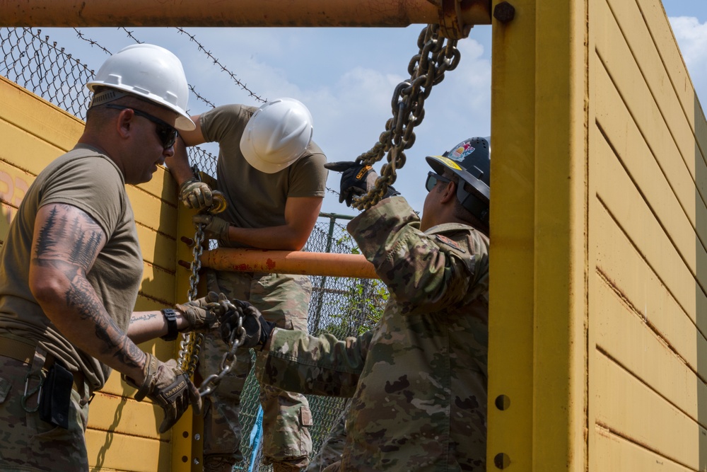 156th CES deployment for training at Aviano Air Base