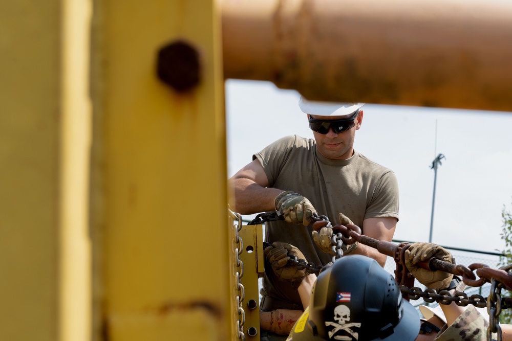 156th CES deployment for training at Aviano Air Base