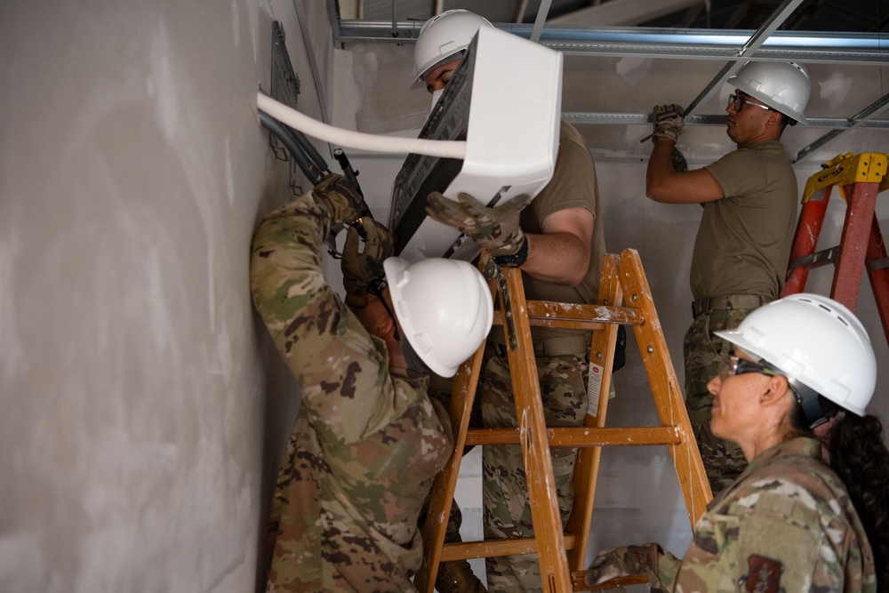 156th CES deployment for training at Aviano Air Base