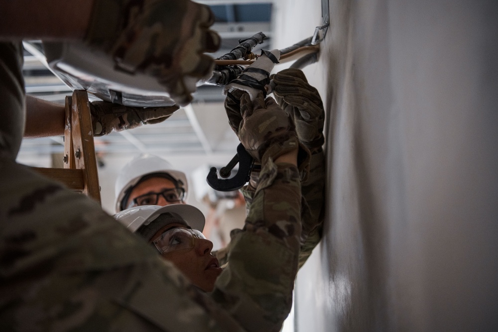 156th CES deployment for training at Aviano Air Base