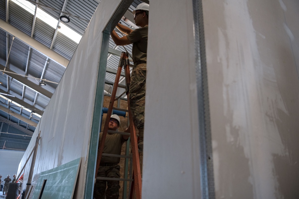 156th CES deployment for training at Aviano Air Base