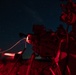 2-146 Field Artillery Regiment fires M777 howitzers at night