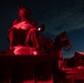 2-146 Field Artillery Regiment fires M777 howitzers at night