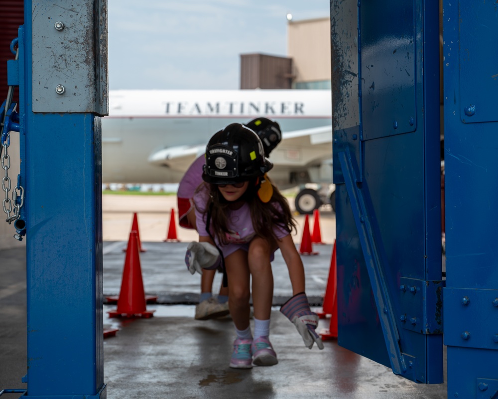 Future Heroes in Training: Tinker Hosts First Junior Firefighter Camp