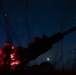 2-146 Field Artillery Regiment fires M777 howitzers at night