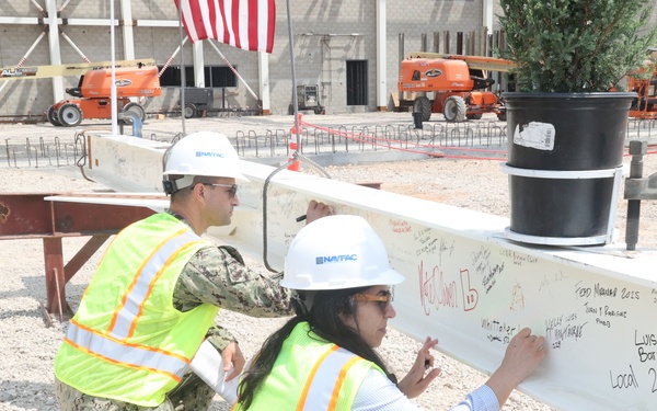 Topping Out Ceremony for Future MCAS Miramar Aircraft Maintenance Hangar