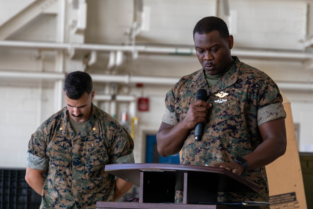 MAG-49 Change of Command Ceremony