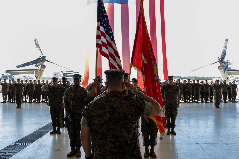 MAG-49 Change of Command Ceremony