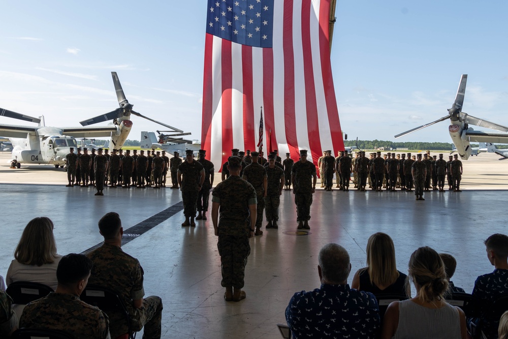 MAG-49 Change of Command Ceremony