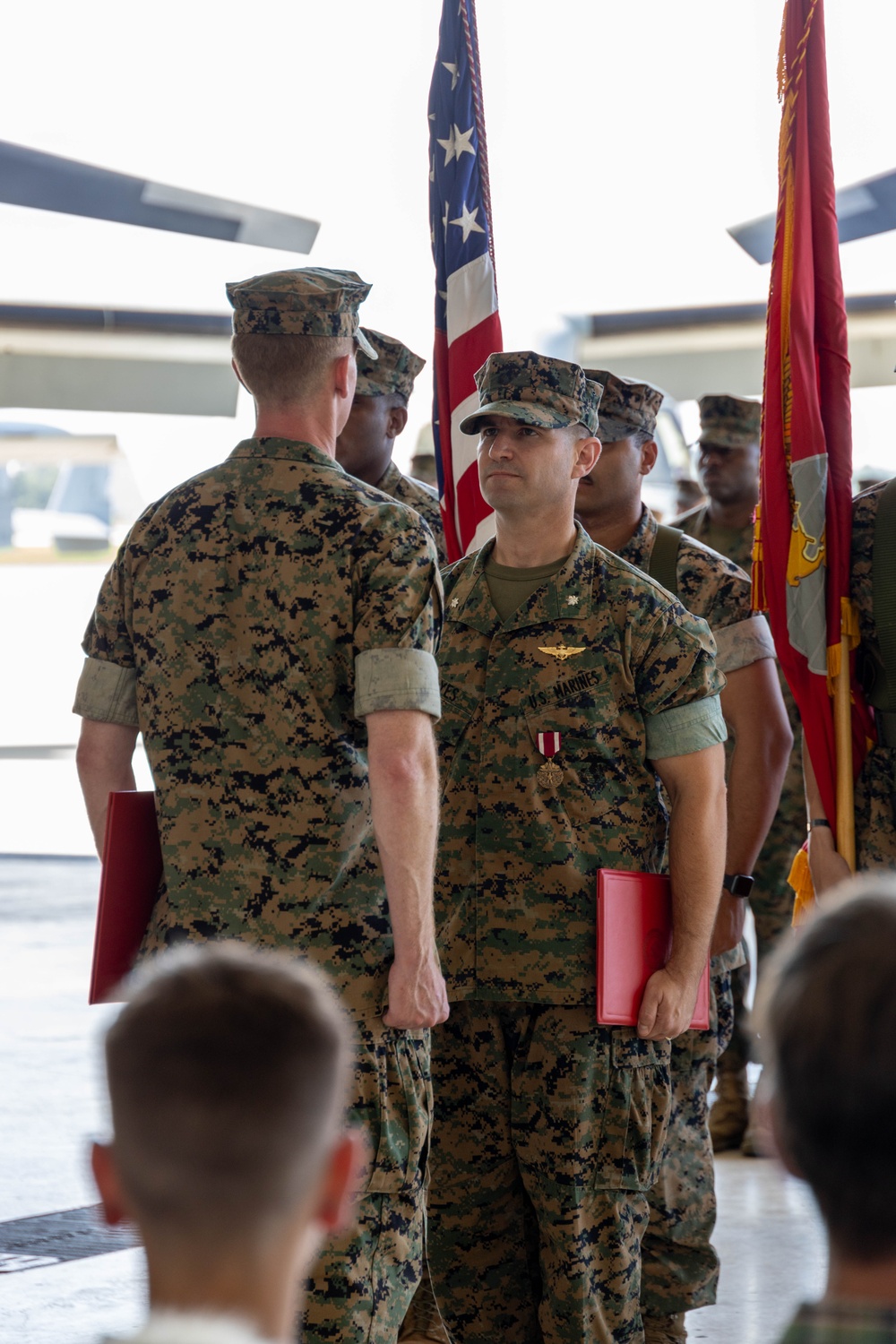 MAG-49 Change of Command Ceremony