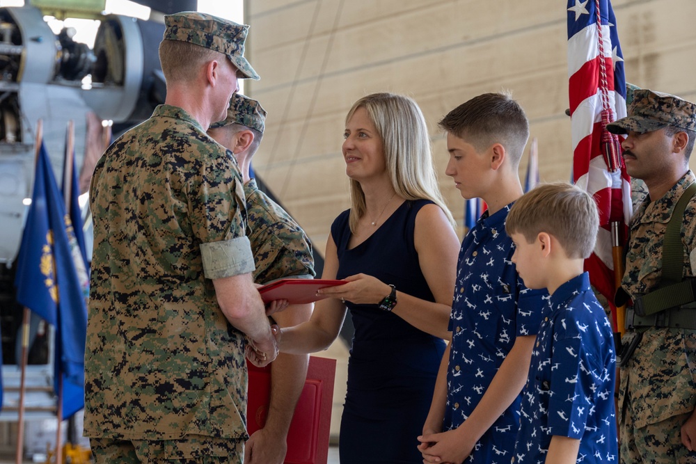 MAG-49 Change of Command Ceremony