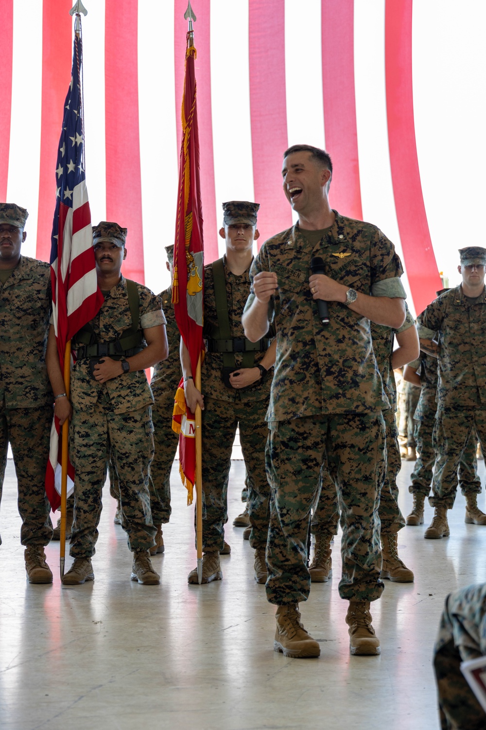 MAG-49 Change of Command Ceremony