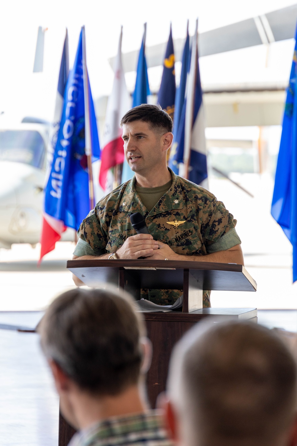 MAG-49 Change of Command Ceremony