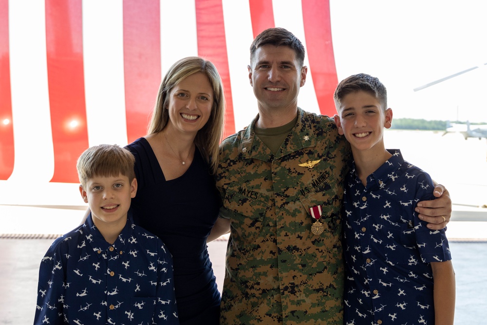 MAG-49 Change of Command Ceremony