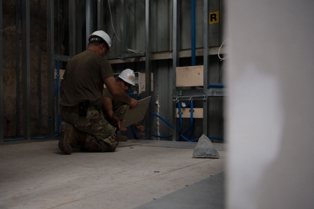 156th CES deployment for training at Aviano Air Base