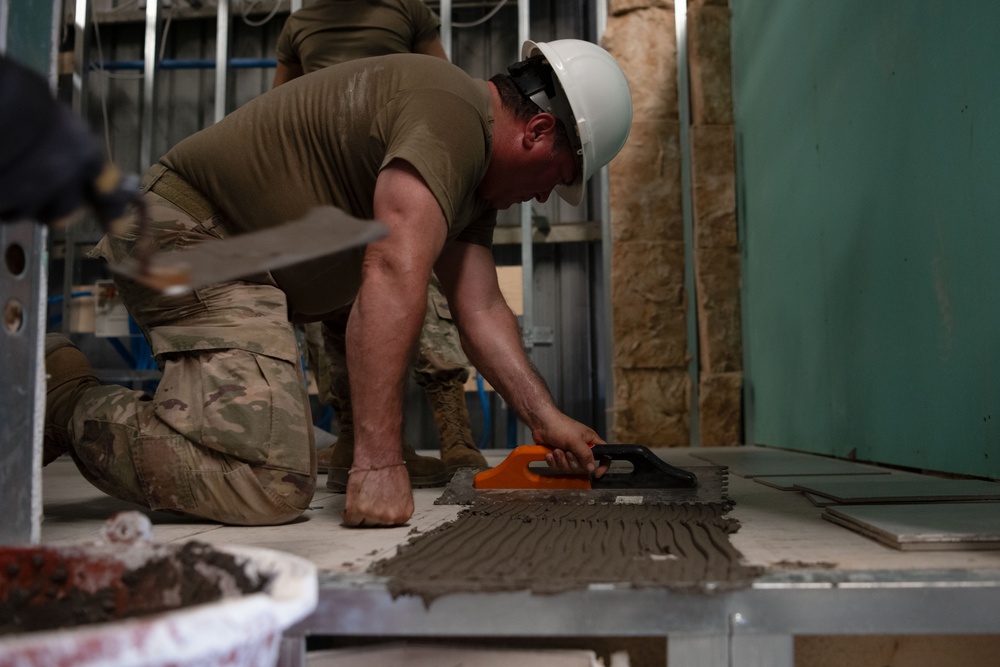 156th CES deployment for training at Aviano Air Base