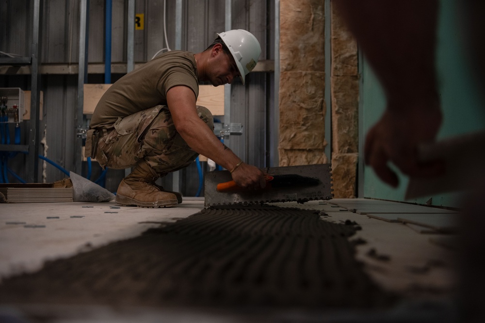 156th CES deployment for training at Aviano Air Base