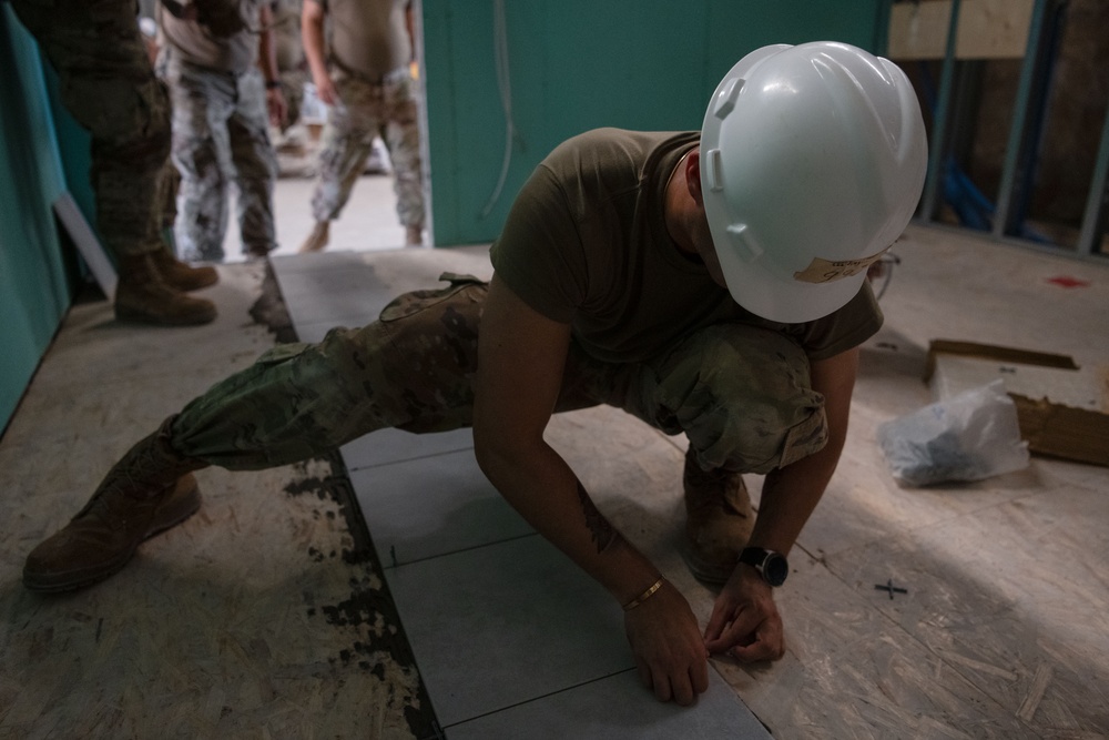 156th CES deployment for training at Aviano Air Base
