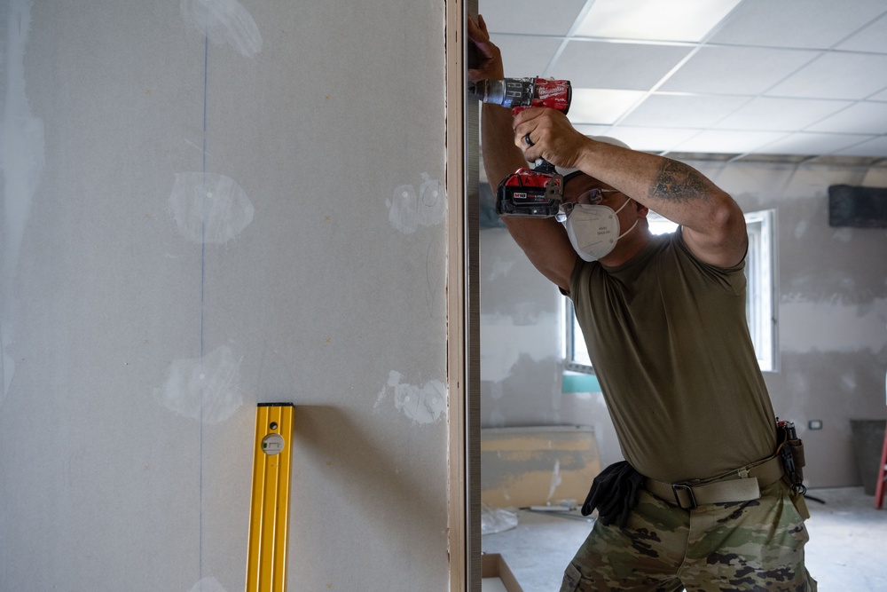 156th CES deployment for training at Aviano Air Base