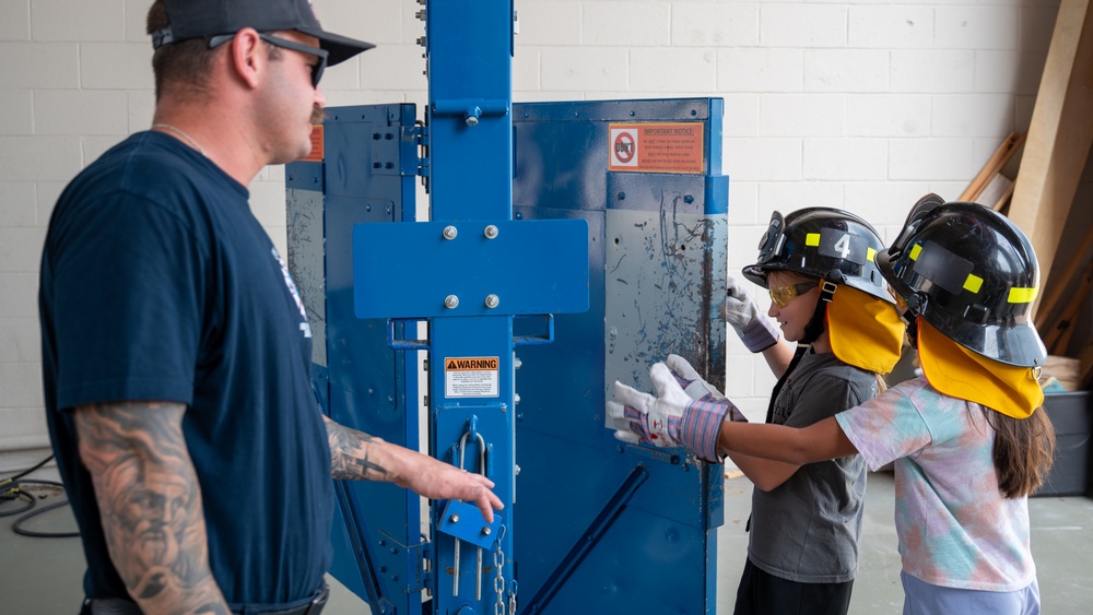 Future Heroes in Training: Tinker Hosts First Junior Firefighter Camp