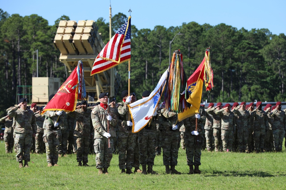 108th Air Defense Artillery Brigade Change of Command ceremony