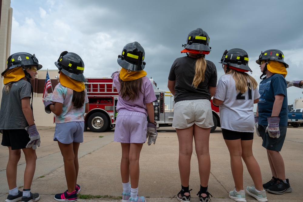 Future Heroes in Training: Tinker Hosts First Junior Firefighter Camp