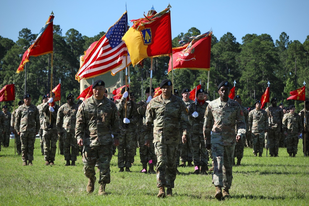 108th Air Defense Artillery Brigade Change of Command ceremony