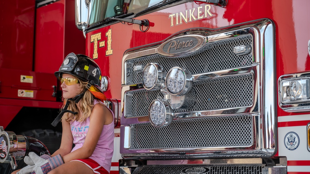 Future Heroes in Training: Tinker Hosts First Junior Firefighter Camp