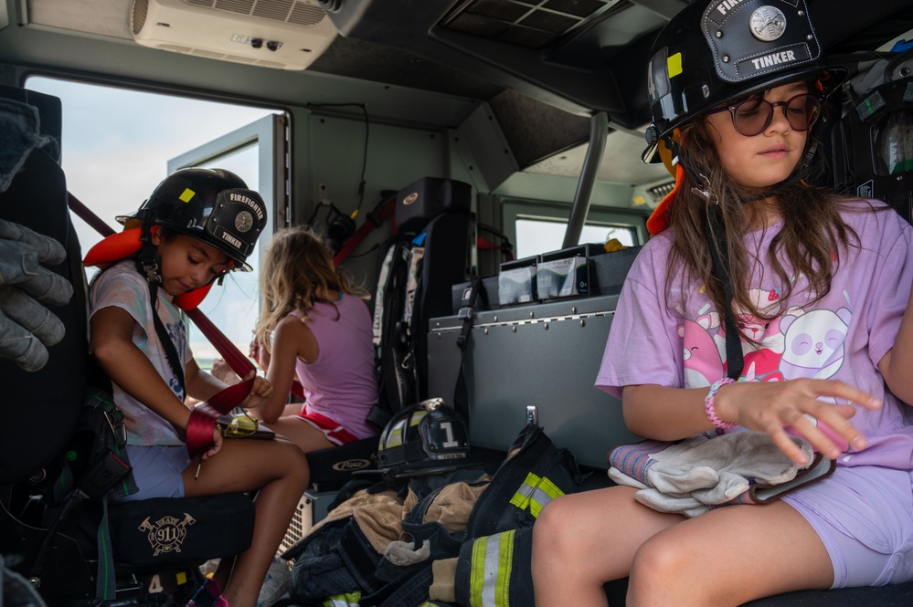 Future Heroes in Training: Tinker Hosts First Junior Firefighter Camp