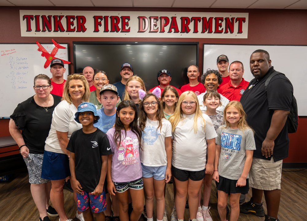 Future Heroes in Training: Tinker Hosts First Junior Firefighter Camp