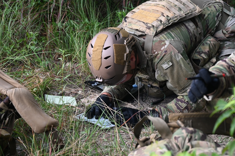 Air Force Tactical Air Control Party Trainees Conduct Field Training Exercises