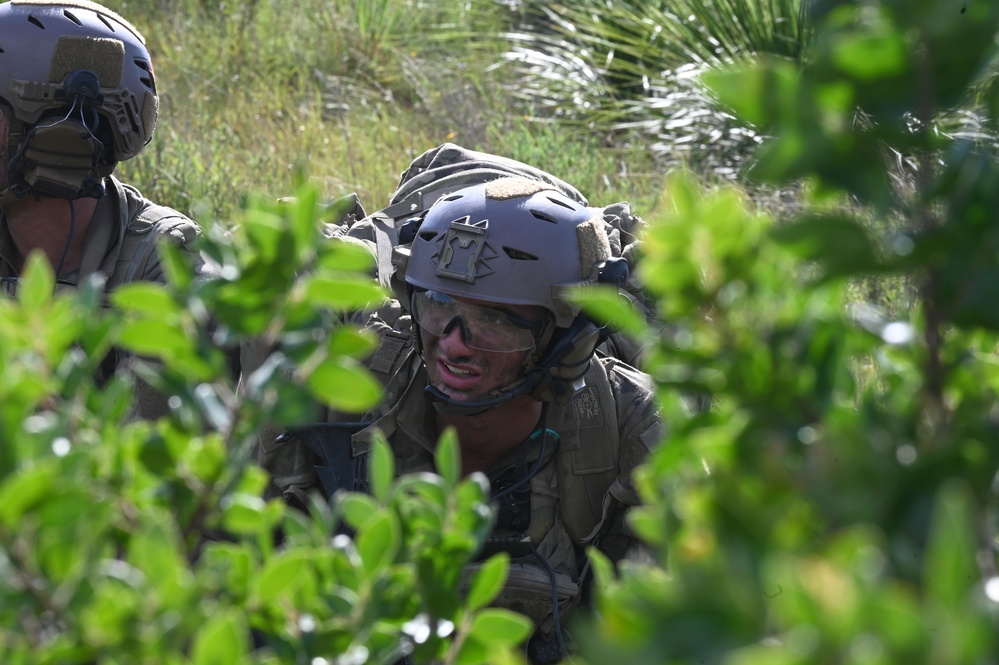 Air Force Tactical Air Control Party Trainees Conduct Field Training Exercise
