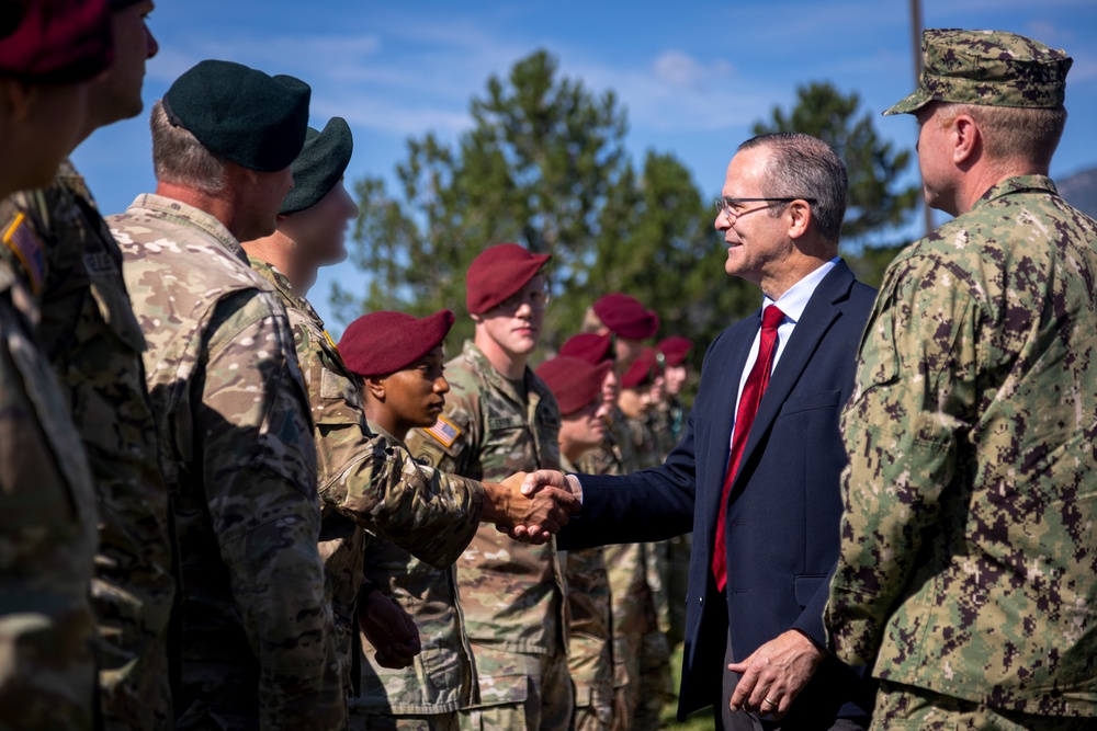 10th SFG(A) visited by Colby Jenkins, U.S. Assistant Secretary of Defense for Special Operations and Low Intensity Conflic
