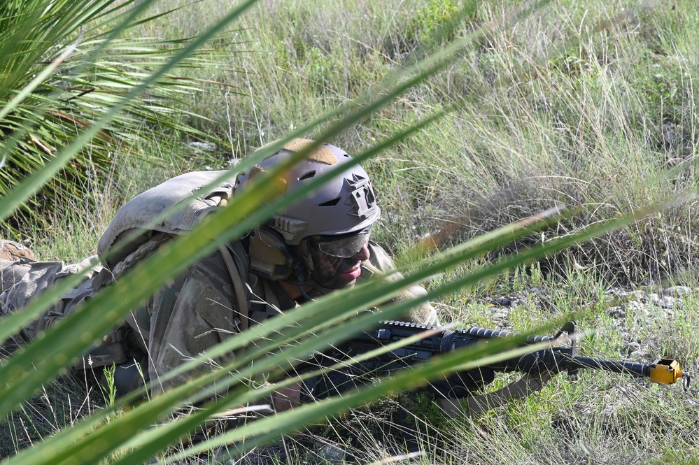 Air Force Tactical Air Control Party Trainees Conduct Field Training Exercise