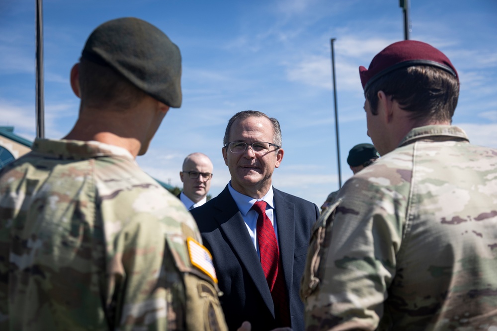 10th SFG(A) visited by Colby Jenkins, U.S. Assistant Secretary of Defense for Special Operations and Low Intensity Conflic
